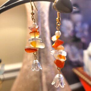 ORANGE BLOSSOM DROP EARRINGS